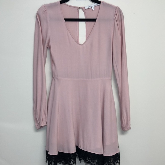Lovers +‎ Friends Powder Pink Shimmy Mini Dress Size XS - Picture 4 of 9